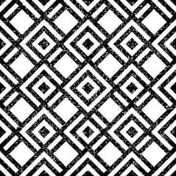 Seamless pattern with black squares 7068 Stock Illustration