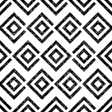 Seamless pattern with black squares 7582 Stock Illustration