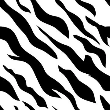 Seamless pattern of black stripes Stock Illustration