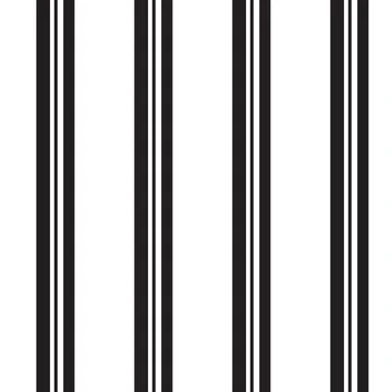 Seamless pattern with black vertical stripes Stock Illustration