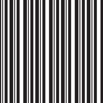 Seamless pattern with black vertical stripes Stock Illustration