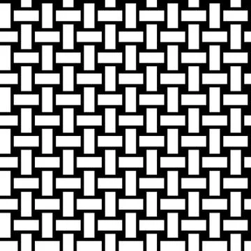 Seamless pattern black white Stock Illustration