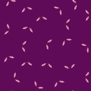 Seamless pattern black wings dragon cartoon vector Illustrazione stock