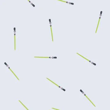 Seamless pattern blade light saber cartoon vector Illustrazione stock