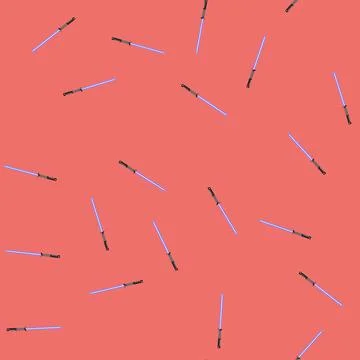 Seamless pattern blade light saber cartoon vector Stockillustratie