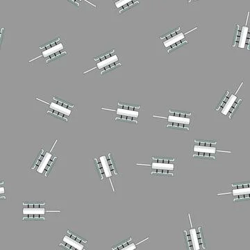 Seamless pattern blades wind turbine home use cartoon vector Stock Illustration