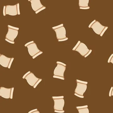Seamless pattern blank papyrus parchment cartoon vector イラスト素材