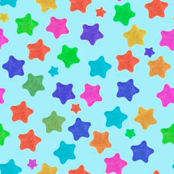 Seamless pattern. Blank for printing on fabric or as a background. Childrens  Stock Photos