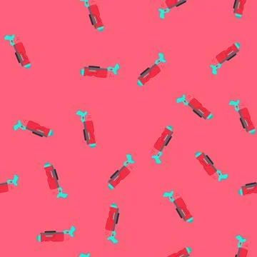 Seamless pattern blaster nerf gun toy cartoon vector Illustrazione stock