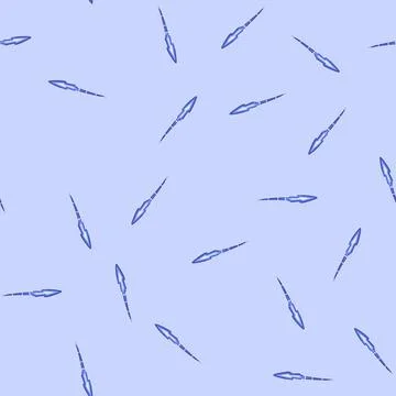 Seamless pattern blaster shot effect visual element with blue energy trail Stockillustratie