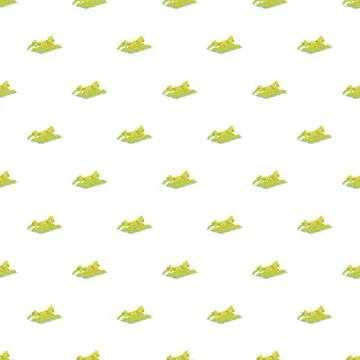 Seamless pattern with blooming yellow mimosa flowers Stockillustratie