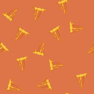 Seamless pattern blot dripping oil stain cartoon vector Stock Illustration