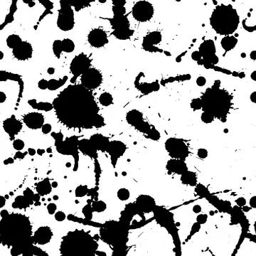 Seamless pattern with blots. plus EPS10 Stock Illustration