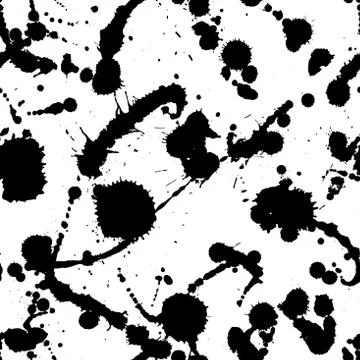 Seamless pattern with blots. plus EPS10 Stock Illustration