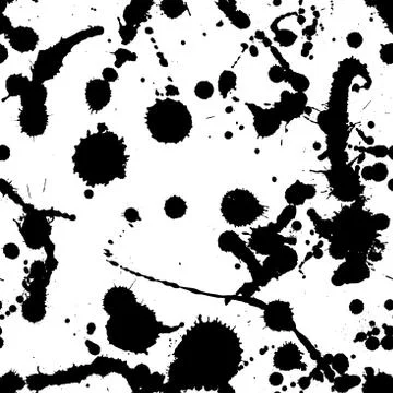 Seamless pattern with blots. plus EPS10 Stock Illustration