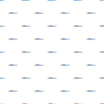 Seamless pattern of blue and brown rubber erasers Stock Illustration