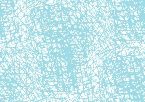 Seamless pattern with blue and white chaos mosaic Illustrazione stock