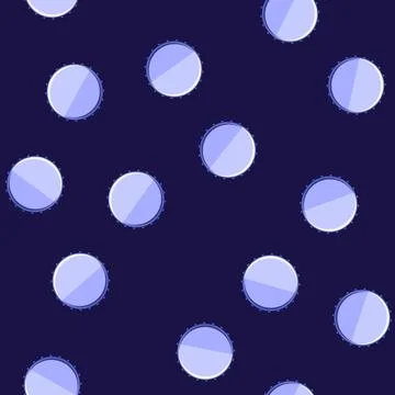 Seamless pattern Blue bottle cap vector graphic element イラスト素材