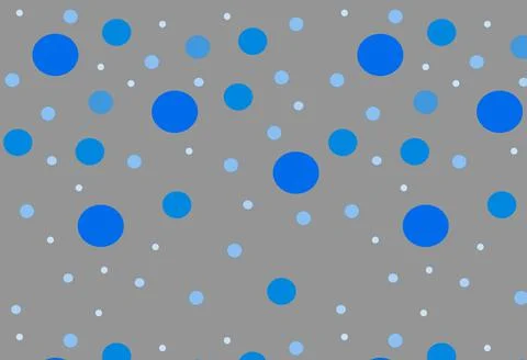 Seamless pattern with blue circles of different sizes. イラスト素材