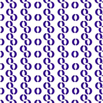 Seamless pattern with blue circles on a white background. Foto stock