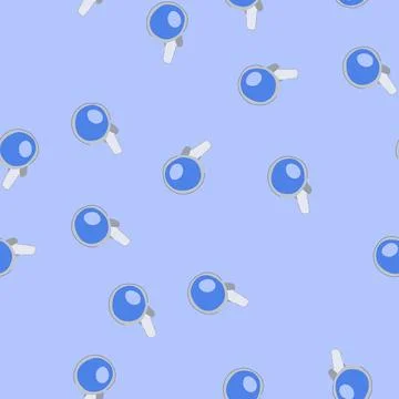 Seamless pattern blue cufflinks cartoon vector Illustrazione stock
