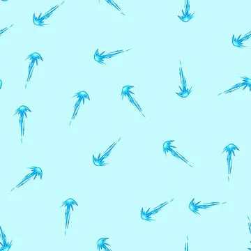 Seamless pattern blue energy blast shooting speed effect イラスト素材