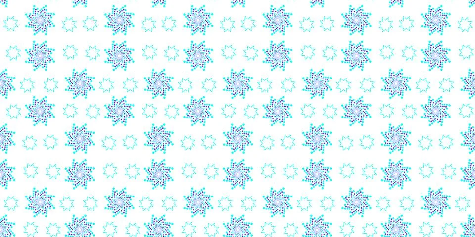 Seamless pattern with blue flowers  on white background,  floral pattern,tile Stock Illustration