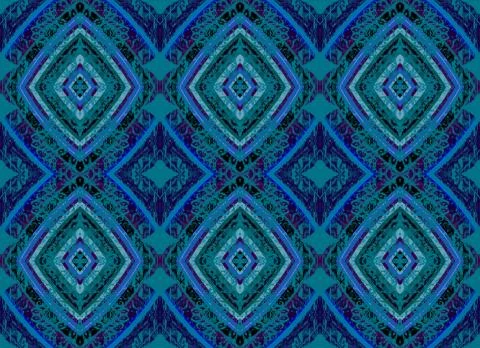 Seamless pattern blue green Stock Illustration
