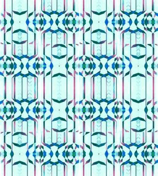 Seamless pattern blue green violet aquamarine Stock Illustration
