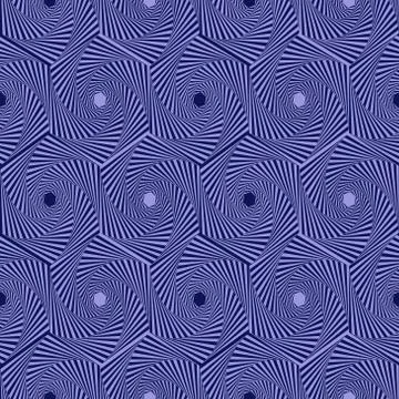 Seamless pattern with blue hexagonal forms 스톡 일러스트