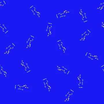 Seamless pattern Blue lightning strike electricity energy bolt abstract Stock Illustration
