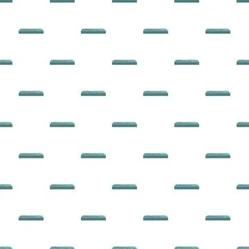 Seamless pattern with blue orthopaedic mattress design イラスト素材