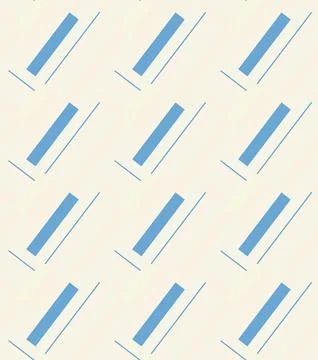 Seamless pattern of blue rectangles and lines on a beige background for web.. イラスト素材