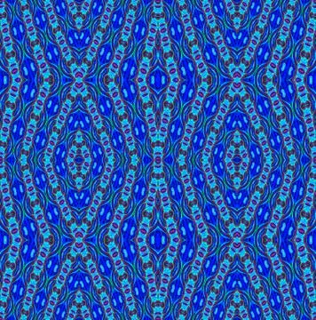 Seamless pattern blue red Stock Illustration