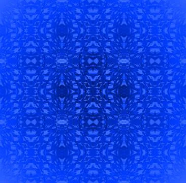 Seamless pattern blue shades Stock Illustration