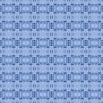 Seamless pattern blue shades Stock Illustration