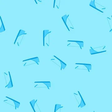 Seamless pattern blue sticky notes stack forming arrow shape Stockillustratie