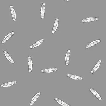 Seamless pattern blue stone platform cartoon vector Stock Illustration