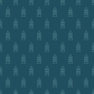Seamless pattern with blue triangles Stock Illustration