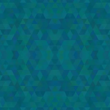 Seamless pattern of blue triangles. Vector illustration. 스톡 일러스트