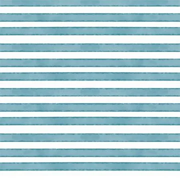 Seamless pattern. On a blue watercolor background, white stripes. Stock Illustration