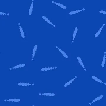 Seamless pattern blue wavy exclamation mark icon showing importance Stock Illustration