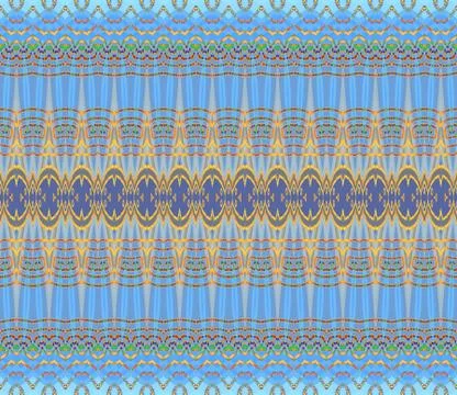 Seamless pattern blue yellow Stock Illustration