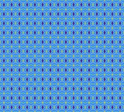 Seamless pattern blue yellow Stock Illustration