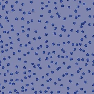 Seamless pattern with blueberry on blue background. Natural fresh ripe tasty Stock Illustration