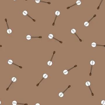 Seamless pattern bluegrass banjo cartoon vector Stock Illustration