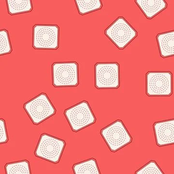 Seamless pattern bluegrass silicone baking mat cartoon vector Stock Illustration