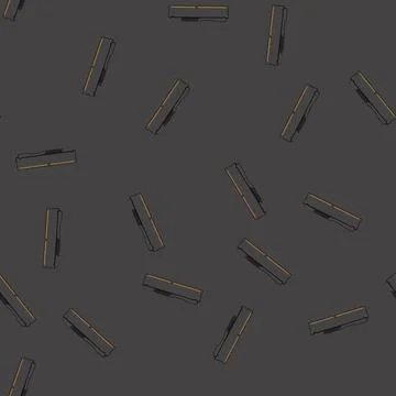 Seamless pattern board desktop memory cartoon vector Illustrazione stock