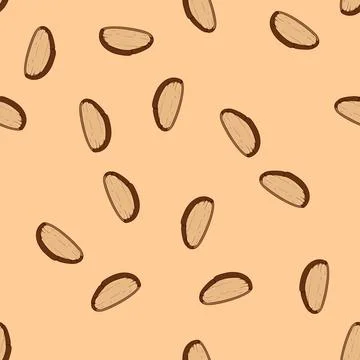 Seamless pattern board wooden button cartoon vector Stock Illustration