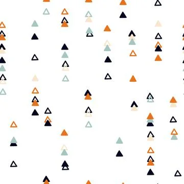 Seamless pattern in boho style Stock Illustration